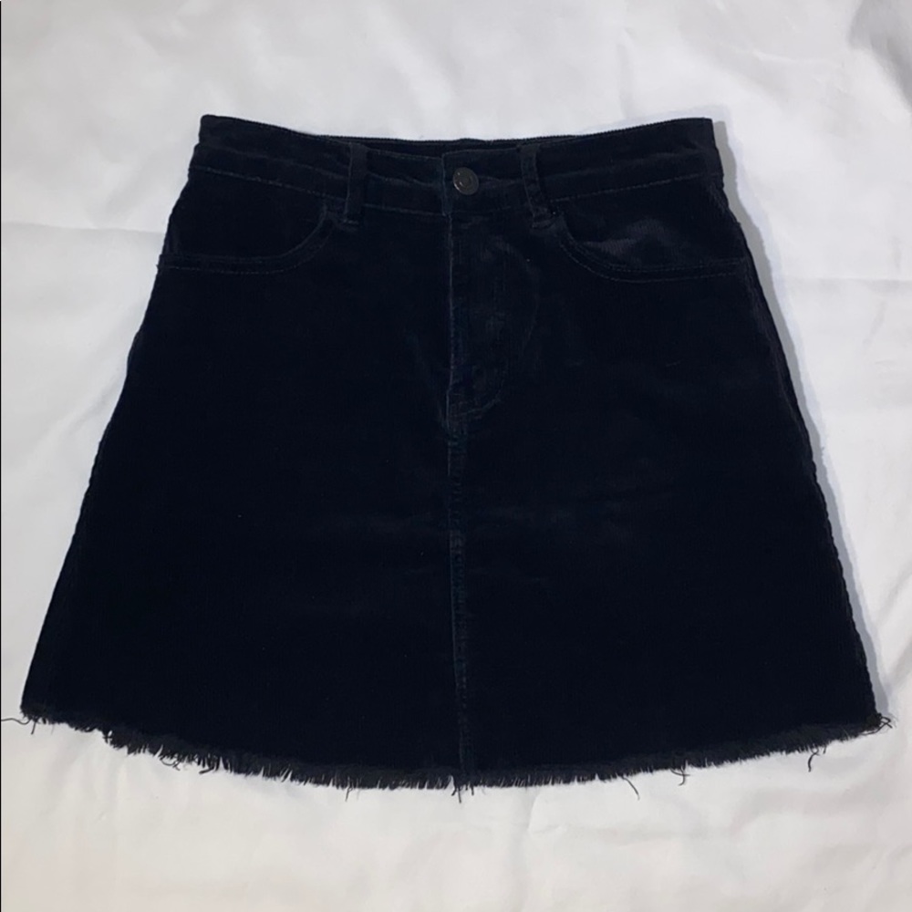 Pacsun Black Corduroy Skirt